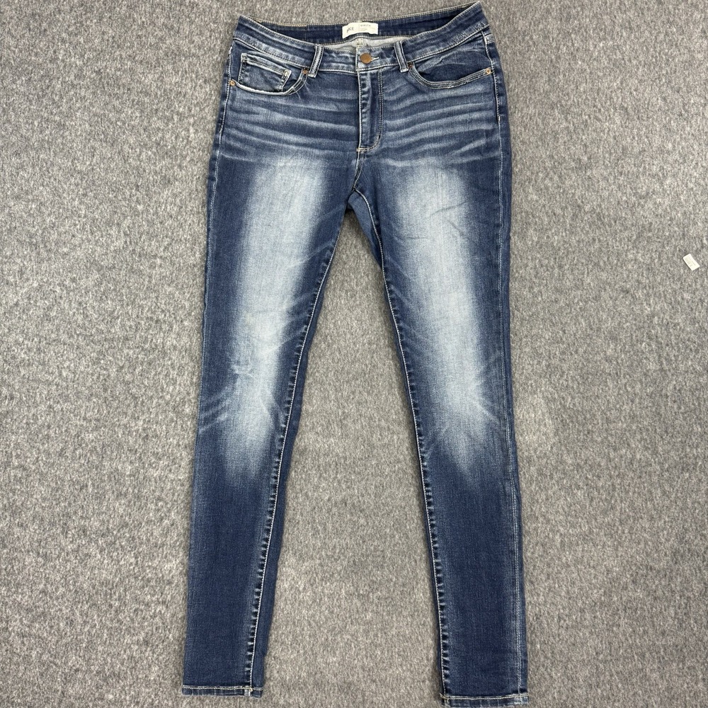 BKE Stella Skinny Jeans Women's 31x31.5 Blue Low Rise Slim Stretch Denim